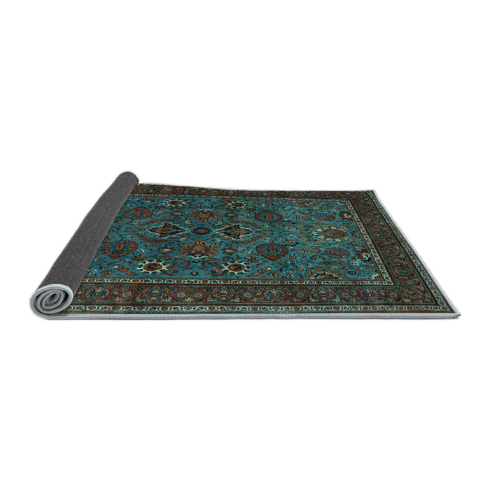 Sideview of Persian Light Blue Traditional Rug, tr30lblu