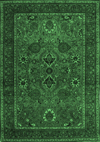Persian Emerald Green Traditional Rug, tr30emgrn