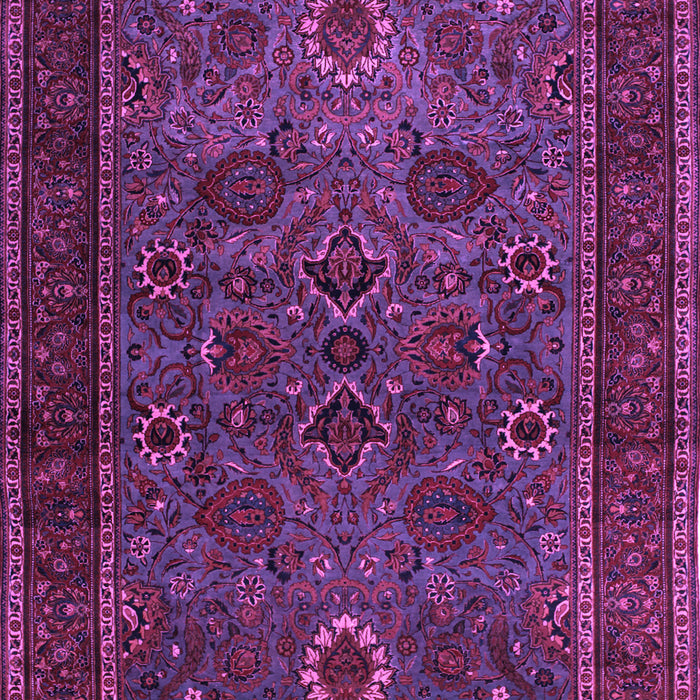 Machine Washable Persian Purple Traditional Area Rugs, wshtr30pur