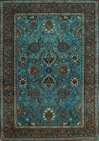 Persian Light Blue Traditional Rug, tr30lblu