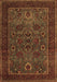 Machine Washable Persian Brown Traditional Rug, wshtr30brn