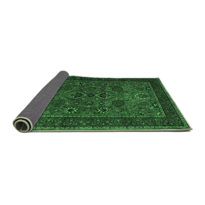 Sideview of Persian Emerald Green Traditional Rug, tr30emgrn
