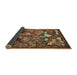 Sideview of Traditional Bronze Brown Animal Rug, tr31