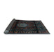Sideview of Persian Light Blue Traditional Rug, tr3100lblu