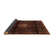 Sideview of Persian Brown Traditional Rug, tr3100brn
