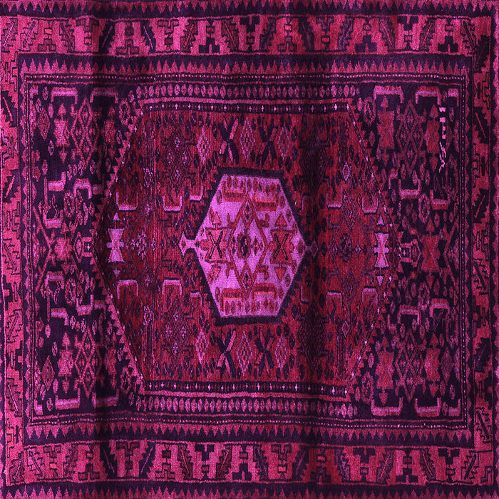 Square Persian Pink Traditional Rug, tr3100pnk