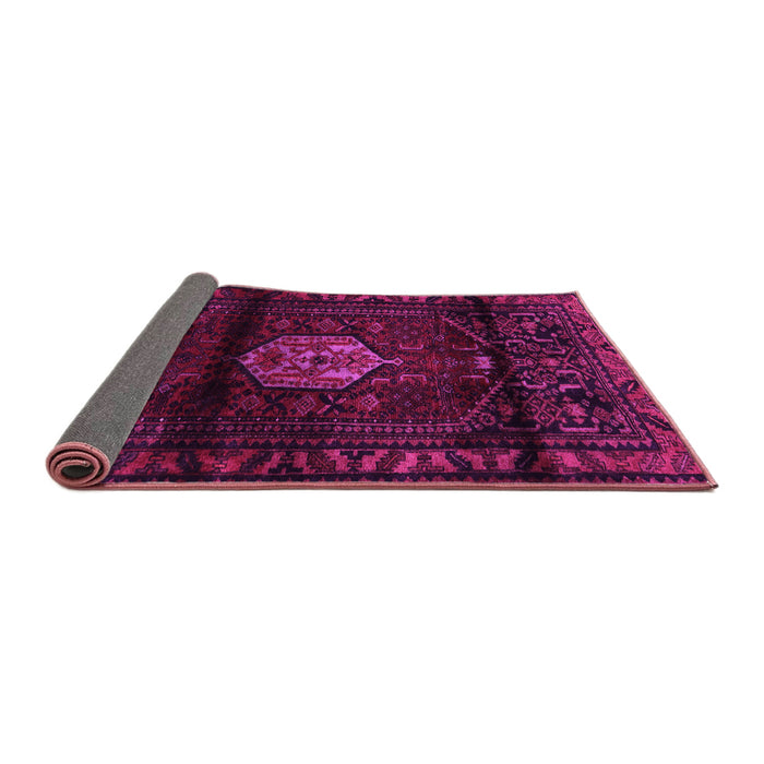 Sideview of Persian Pink Traditional Rug, tr3100pnk