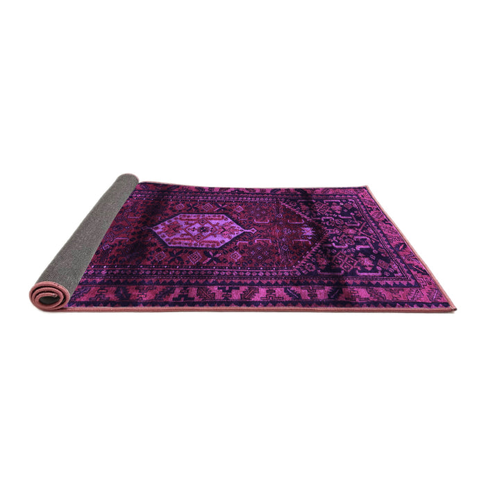 Sideview of Persian Purple Traditional Rug, tr3100pur