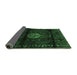 Sideview of Persian Emerald Green Traditional Rug, tr3100emgrn