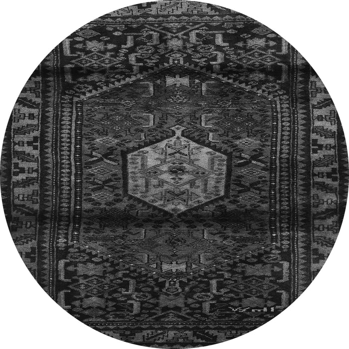 Square Persian Gray Traditional Rug, tr3100gry