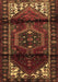 Machine Washable Persian Brown Traditional Rug, wshtr3101brn