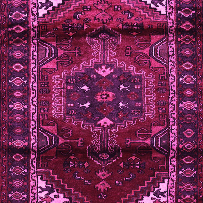 Machine Washable Persian Pink Traditional Rug, wshtr3101pnk