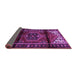 Sideview of Persian Purple Traditional Rug, tr3101pur