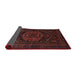 Sideview of Traditional Maroon Red Persian Rug, tr3102