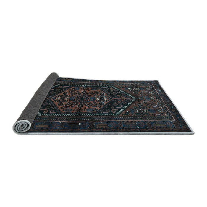 Sideview of Persian Light Blue Traditional Rug, tr3102lblu