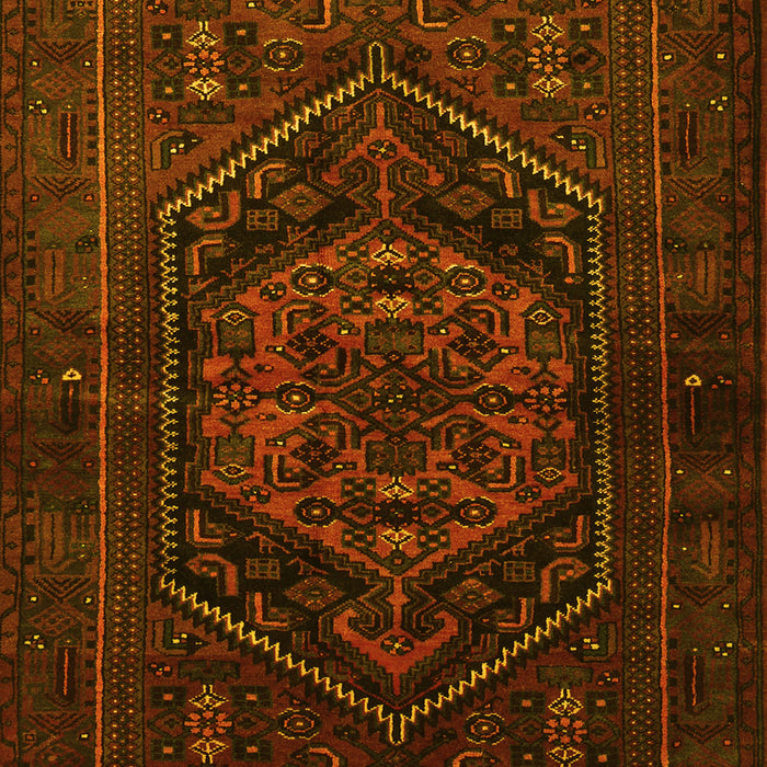 Machine Washable Persian Yellow Traditional Rug, wshtr3102yw