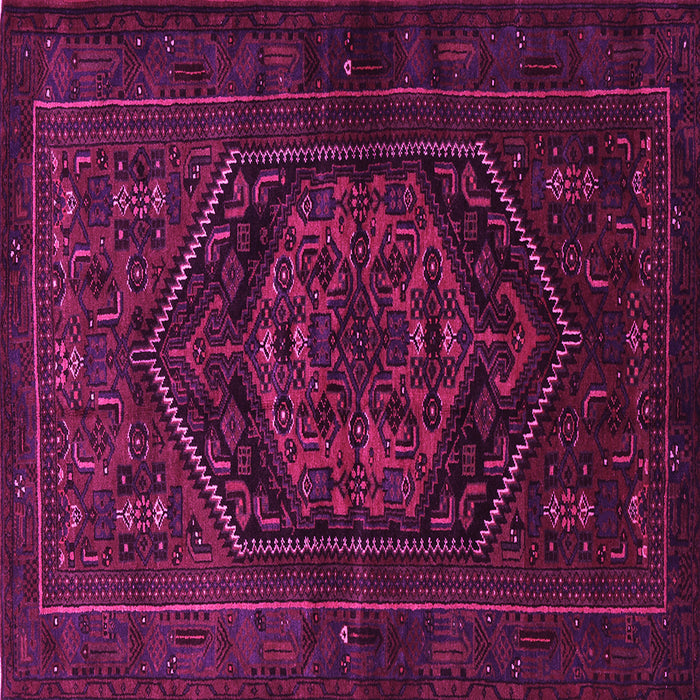 Square Persian Pink Traditional Rug, tr3102pnk