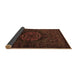 Sideview of Persian Brown Traditional Rug, tr3102brn