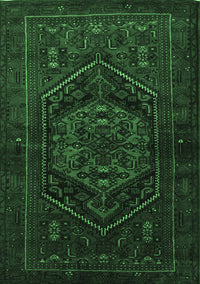 Persian Emerald Green Traditional Rug, tr3102emgrn