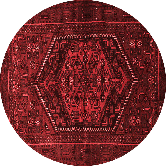 Machine Washable Persian Red Traditional Rug, wshtr3102red