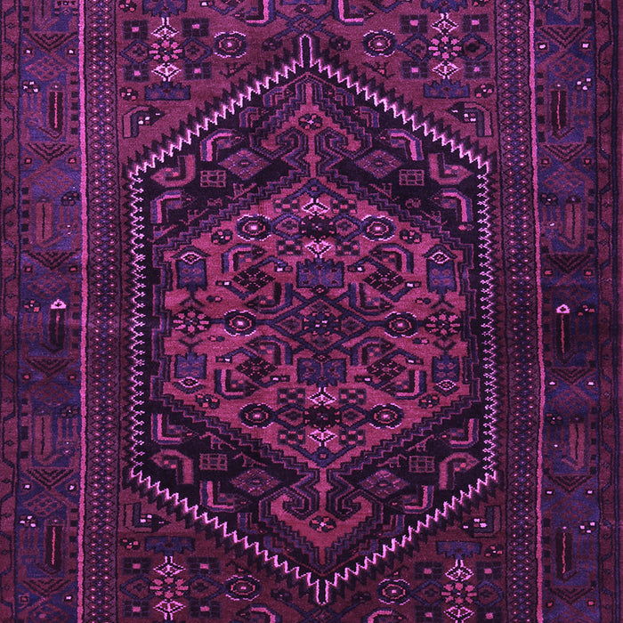 Machine Washable Persian Purple Traditional Area Rugs, wshtr3102pur
