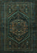 Persian Turquoise Traditional Rug, tr3102turq