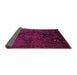 Sideview of Persian Pink Traditional Rug, tr3103pnk