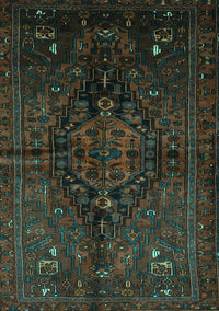 Persian Turquoise Traditional Rug, tr3103turq