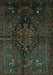 Persian Turquoise Traditional Rug, tr3103turq