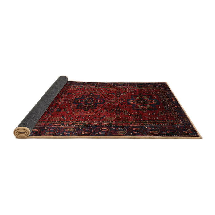 Sideview of Traditional Bakers Brown Persian Rug, tr3104