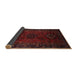 Sideview of Traditional Bakers Brown Persian Rug, tr3104