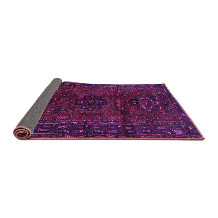 Sideview of Persian Purple Traditional Rug, tr3104pur