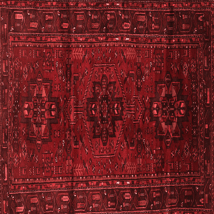 Machine Washable Persian Red Traditional Rug, wshtr3104red