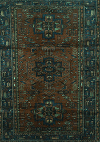 Persian Turquoise Traditional Rug, tr3104turq