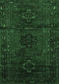 Persian Emerald Green Traditional Rug, tr3104emgrn