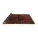 Sideview of Persian Brown Traditional Rug, tr3105brn