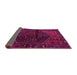Sideview of Persian Pink Traditional Rug, tr3105pnk