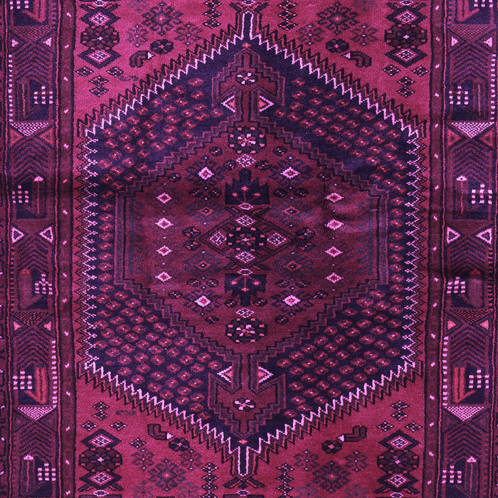 Machine Washable Persian Purple Traditional Area Rugs, wshtr3105pur