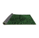 Sideview of Persian Emerald Green Traditional Rug, tr3105emgrn