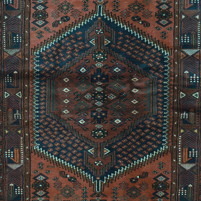 Machine Washable Persian Light Blue Traditional Rug, wshtr3105lblu