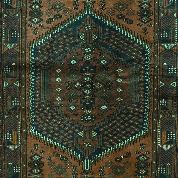 Machine Washable Persian Turquoise Traditional Area Rugs, wshtr3105turq