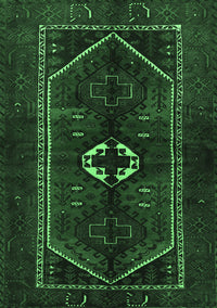 Persian Emerald Green Traditional Rug, tr3106emgrn