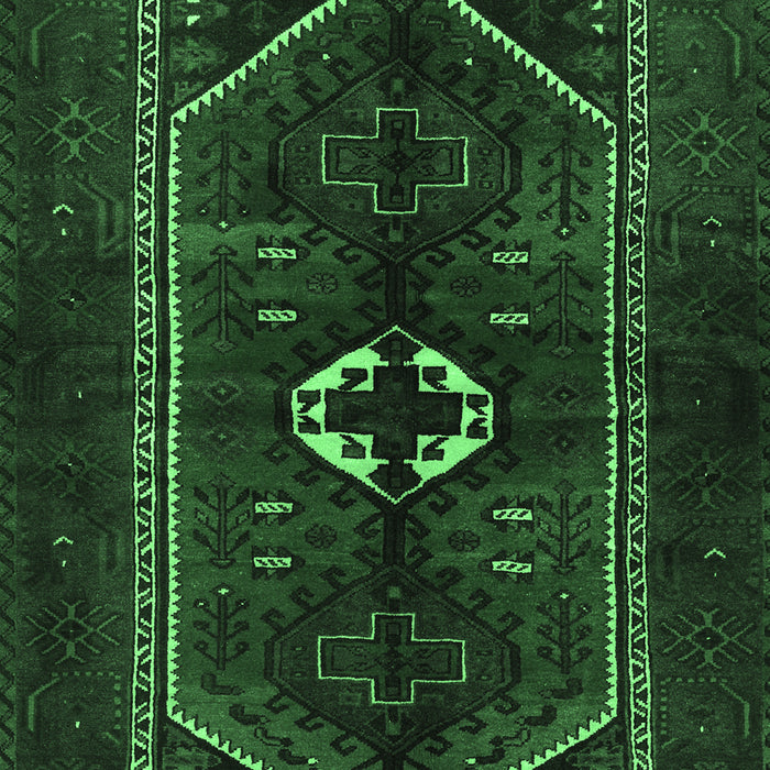 Persian Emerald Green Traditional Rug, tr3106emgrn