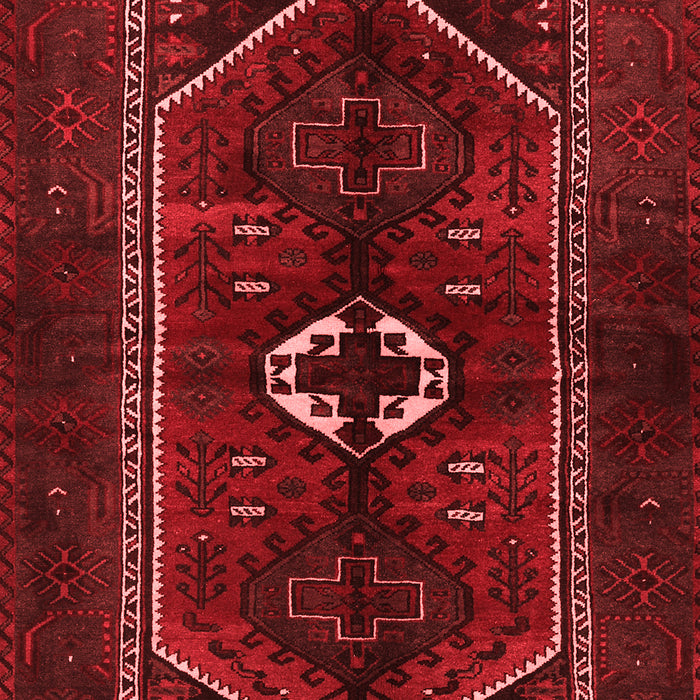 Machine Washable Persian Red Traditional Rug, wshtr3106red