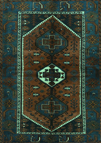Persian Turquoise Traditional Rug, tr3106turq