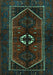 Persian Turquoise Traditional Rug, tr3106turq