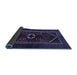 Sideview of Persian Blue Traditional Rug, tr3106blu