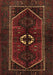 Machine Washable Persian Brown Traditional Rug, wshtr3106brn