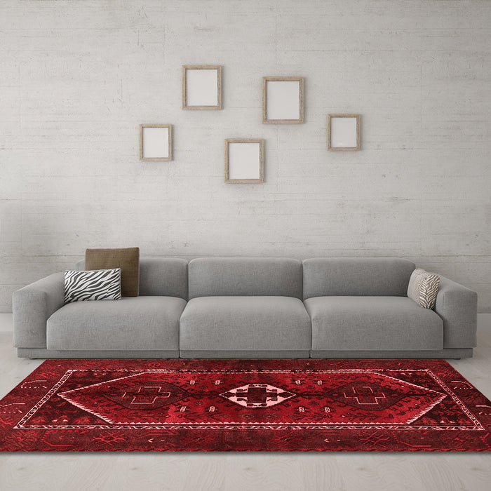 Traditional Red Washable Rugs