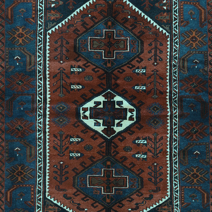 Persian Light Blue Traditional Rug, tr3106lblu